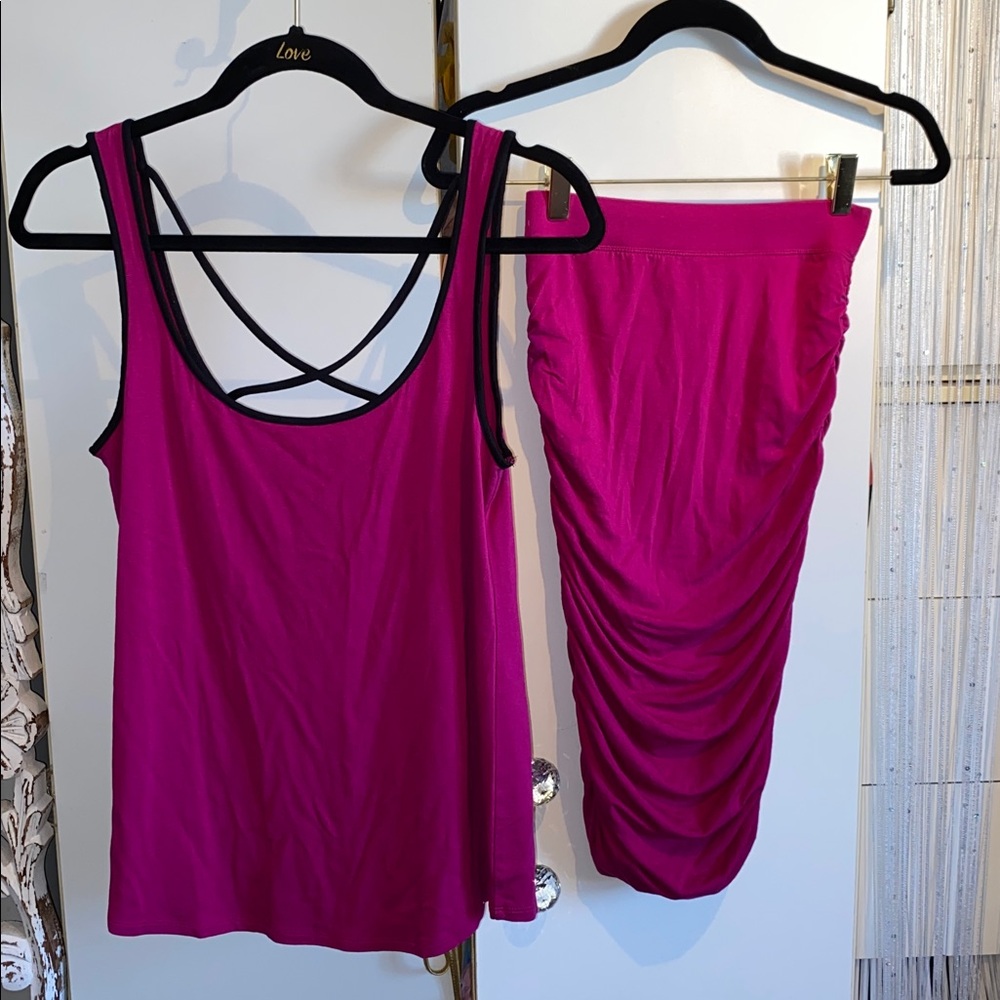 Victoria Secrets Co-ord Strappy Tank Top and Skirt Set